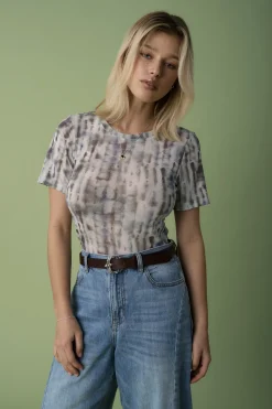Mali Mesh Short Sleeve Top