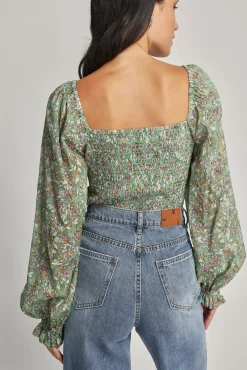 Natalia Shirred Blouse