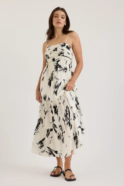 Paloma Pleat Detail Dress