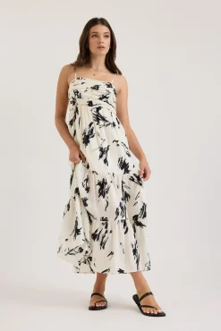 Paloma Pleat Detail Dress