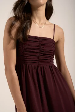 Paloma Pleat Detail Dress