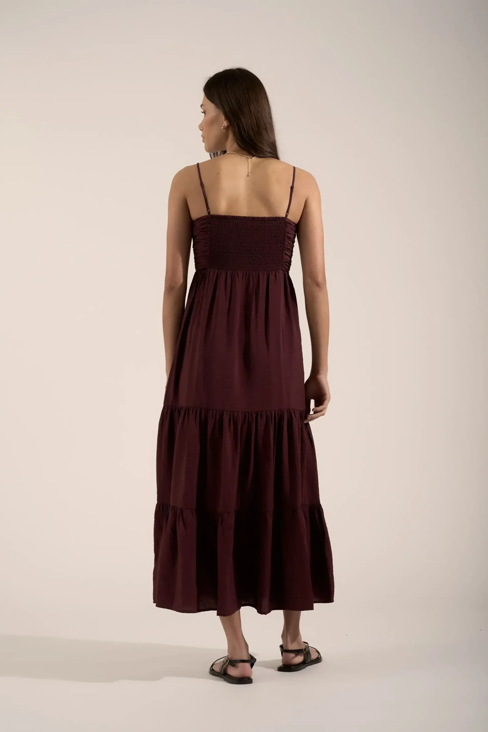 Paloma Pleat Detail Dress