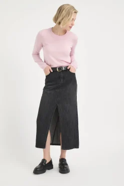 Paris Maxi Denim Skirt