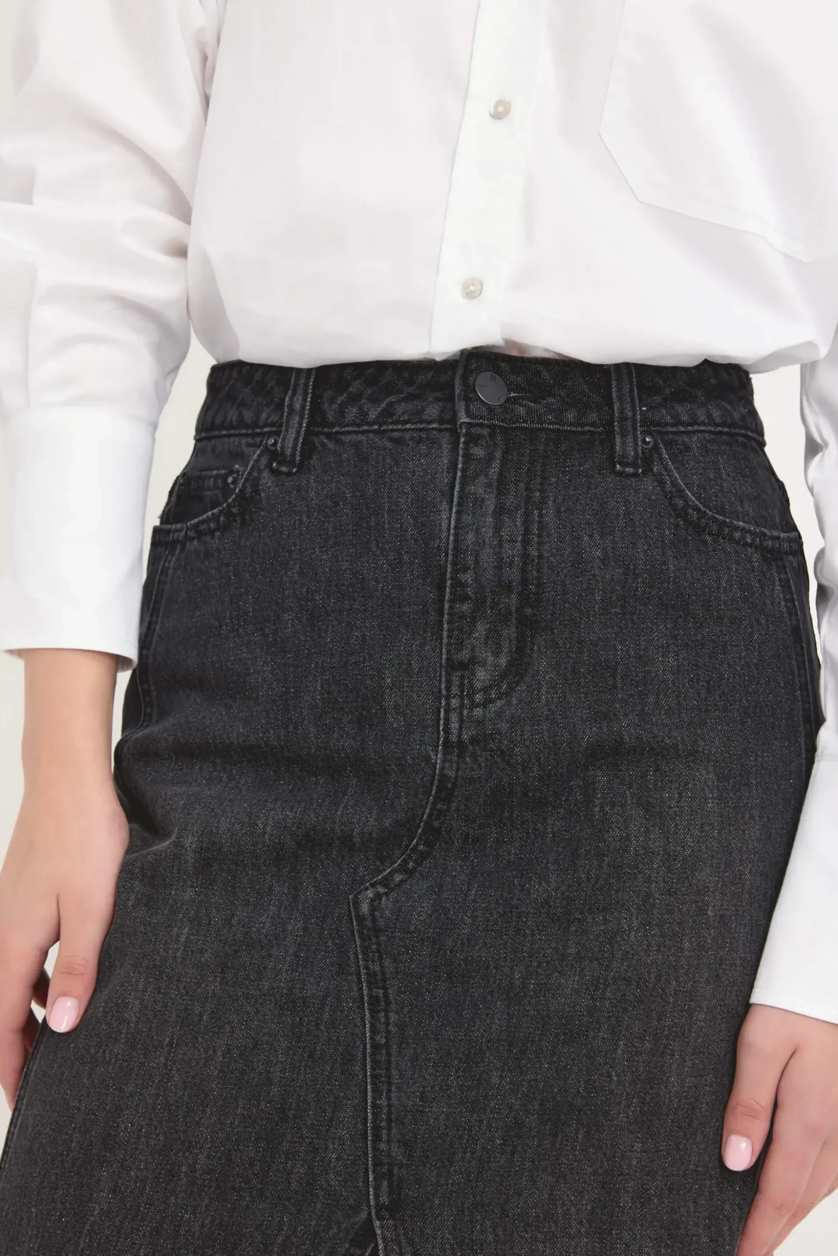 Paris Maxi Denim Skirt