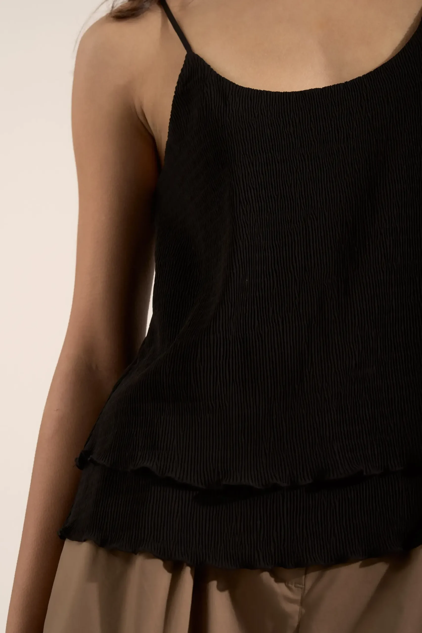 Polly Pleat Detail Top
