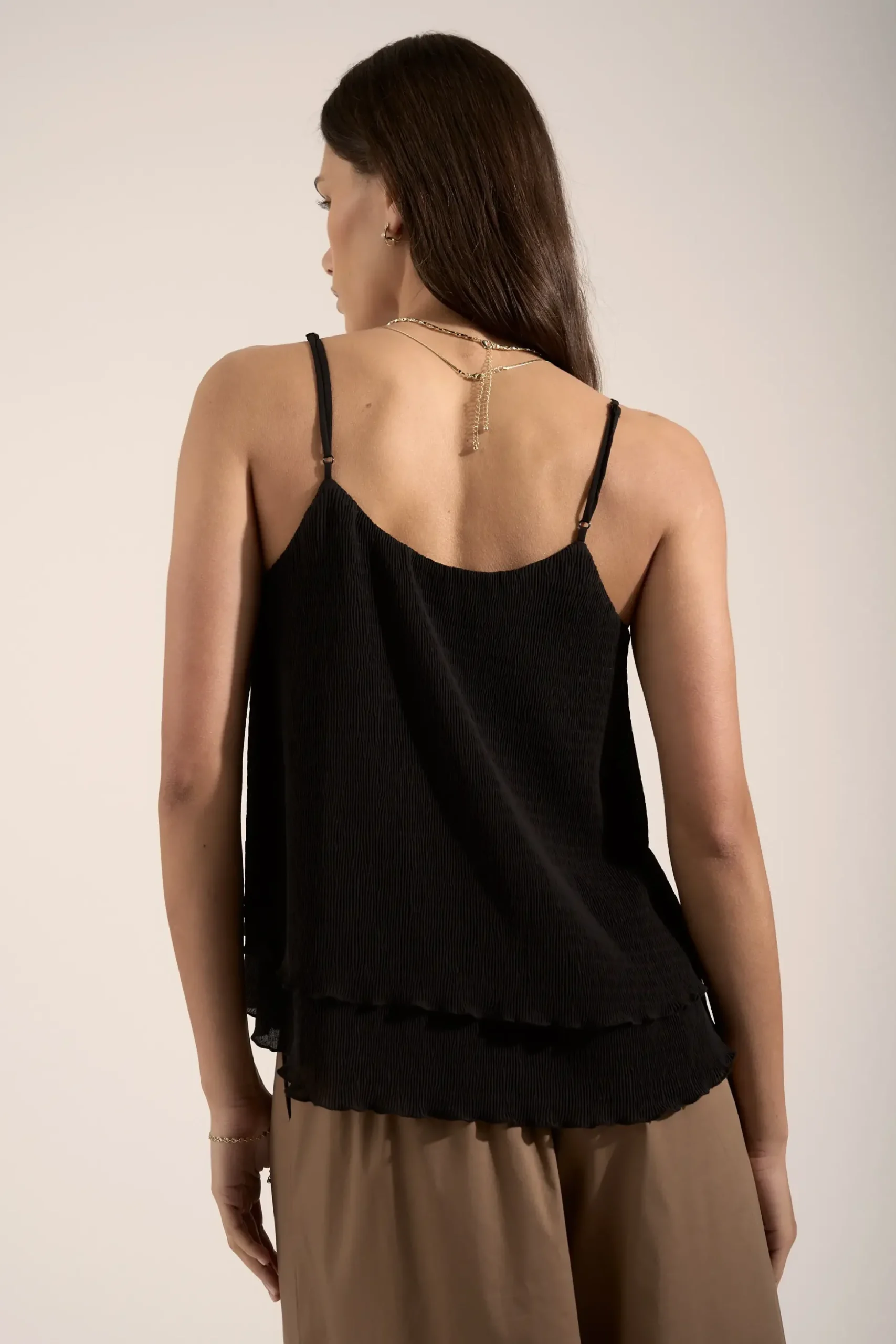 Polly Pleat Detail Top