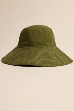 Rochelle Contrast Stitch Bucket Hat