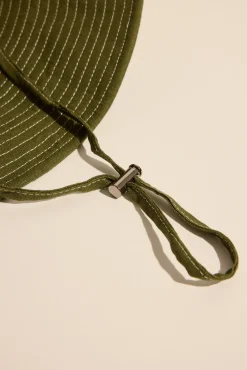 Rochelle Contrast Stitch Bucket Hat