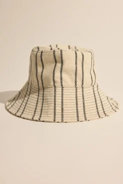 Rose Stripe Bucket Hat