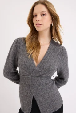 Sabrina Luxe Whisper Front Tie Cardigan