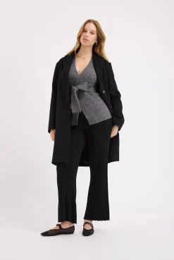 Sabrina Luxe Whisper Front Tie Cardigan