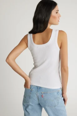 Sophie Organic Cotton Ribbed Tank