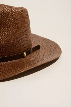 Stella Leather Trim Fedora