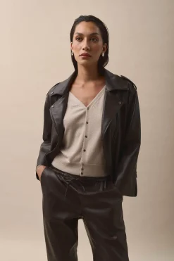 Studio. M First Date Vegan Leather Jacket