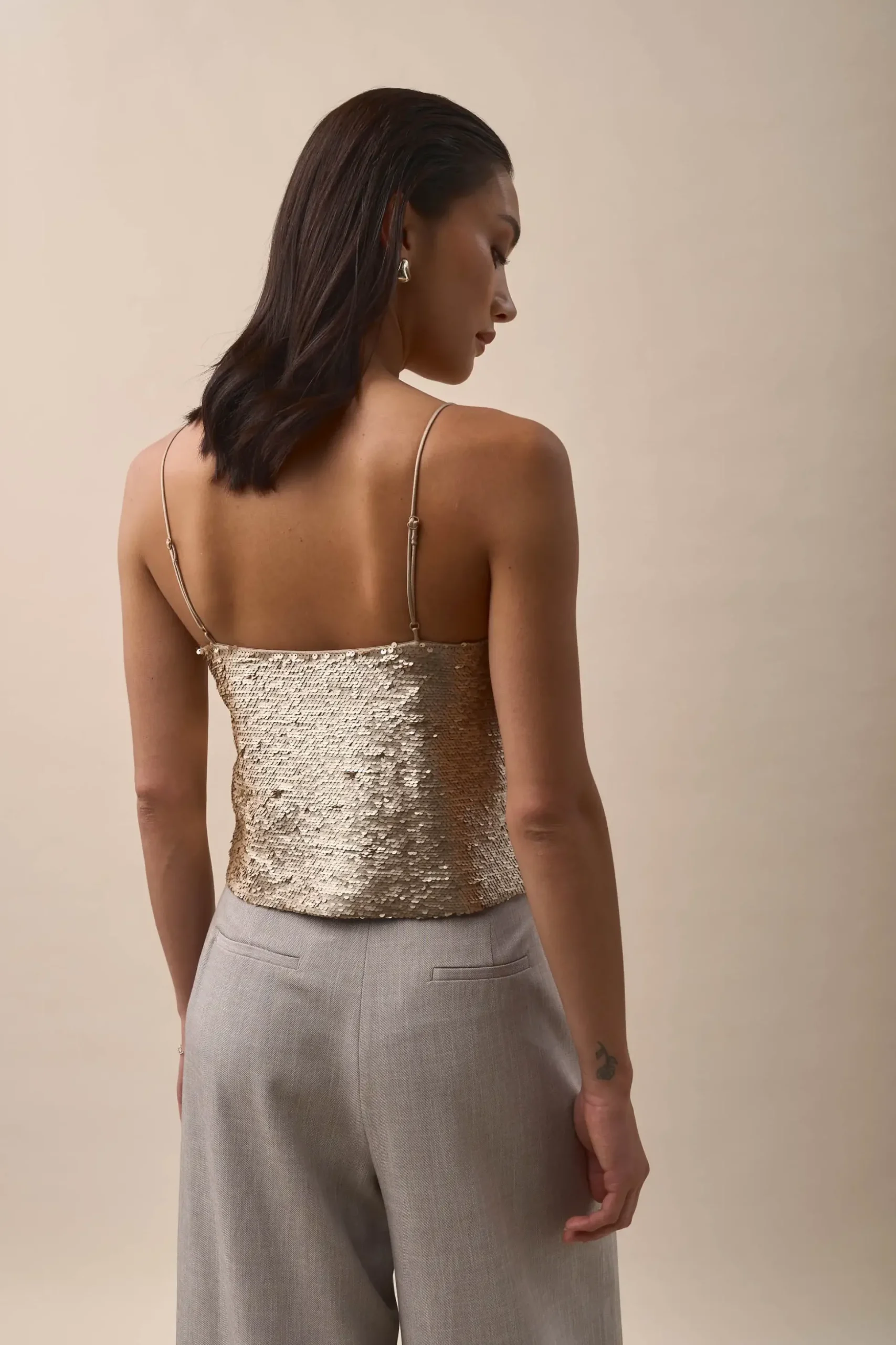 Studio. M Glitz And Glam Sequin Tank
