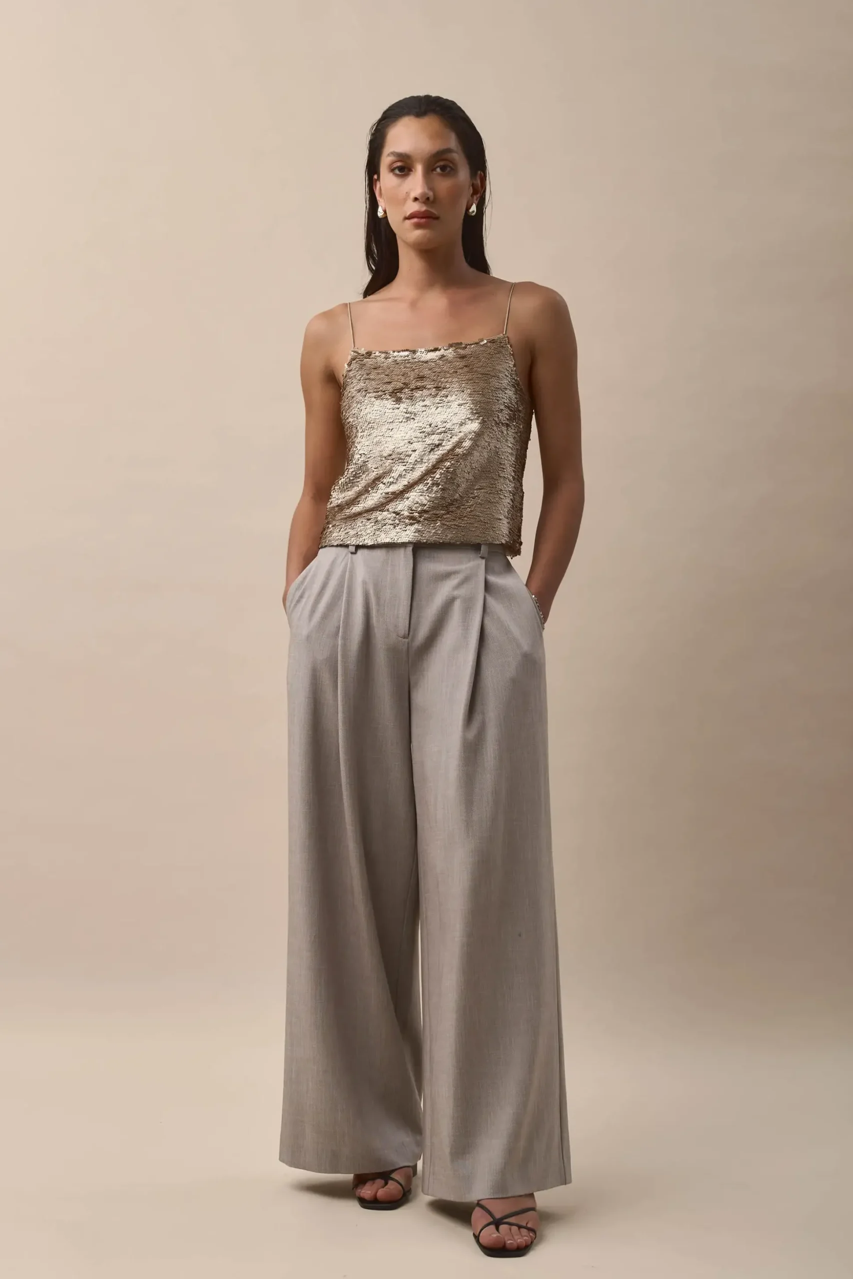 Studio. M Glitz And Glam Sequin Tank