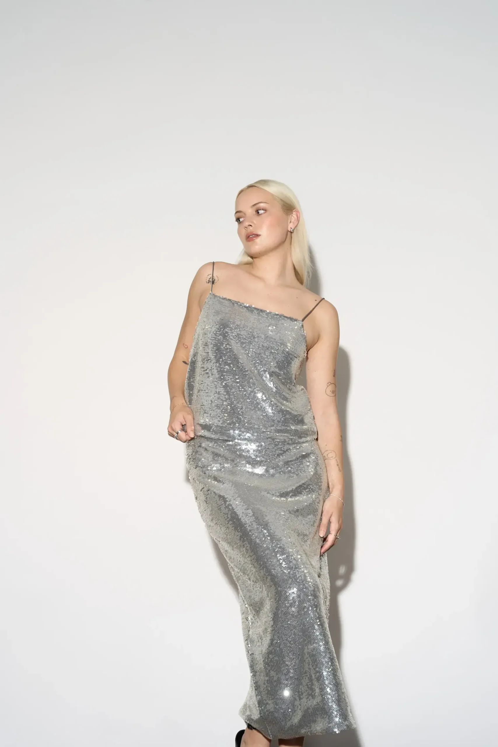 Studio. M Shine Bright Sequin Skirt