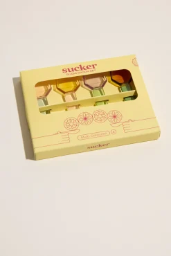 Sucker Glass Spoon Set