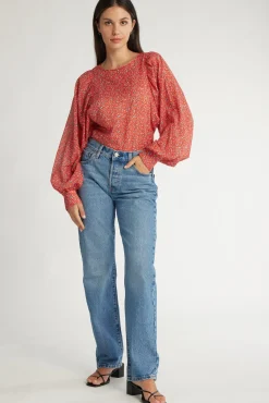 Taylor Gather Sleeve Blouse