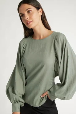 Taylor Gather Sleeve Blouse