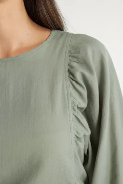 Taylor Gather Sleeve Blouse