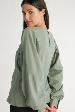 Taylor Gather Sleeve Blouse