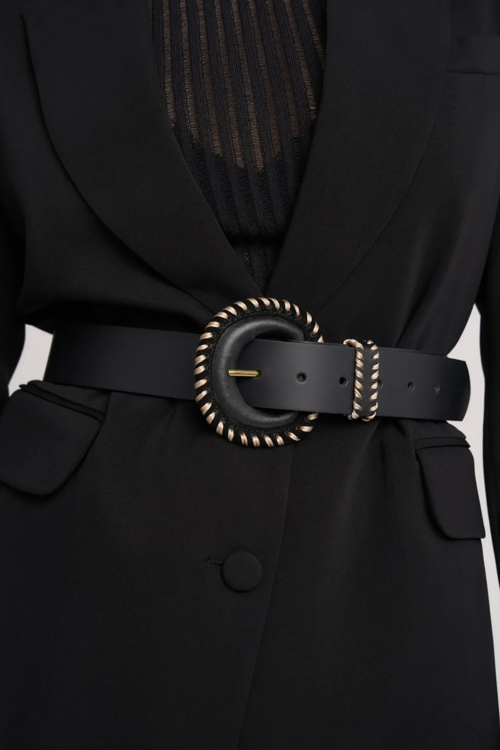 The Contrast Stitch Belt