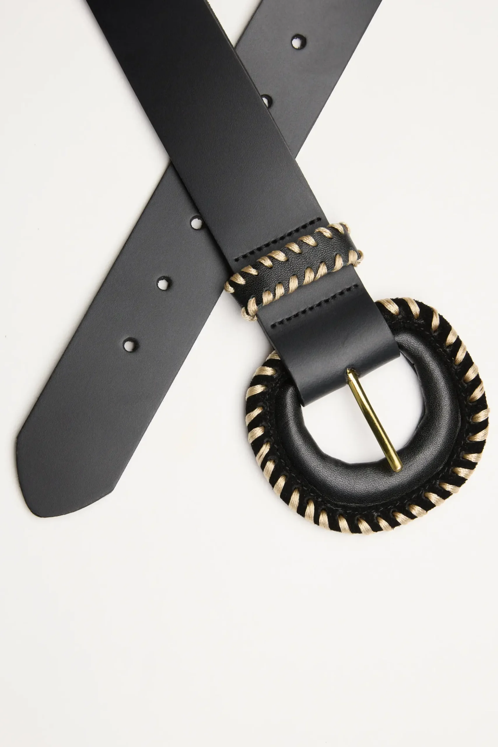 The Contrast Stitch Belt