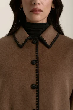The Contrast Stitch Coat