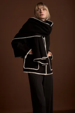 The Contrast Stitch Coat