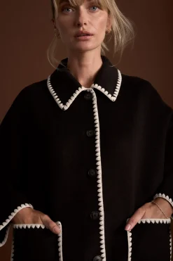The Contrast Stitch Coat