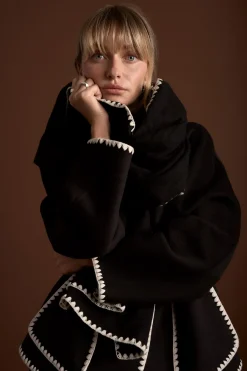 The Contrast Stitch Coat