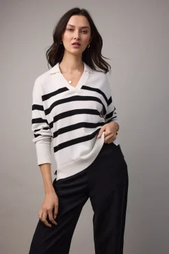 The Cotton Cashmere Henley Sweater