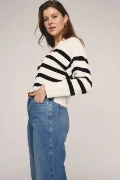 The Cotton Cashmere Henley Sweater