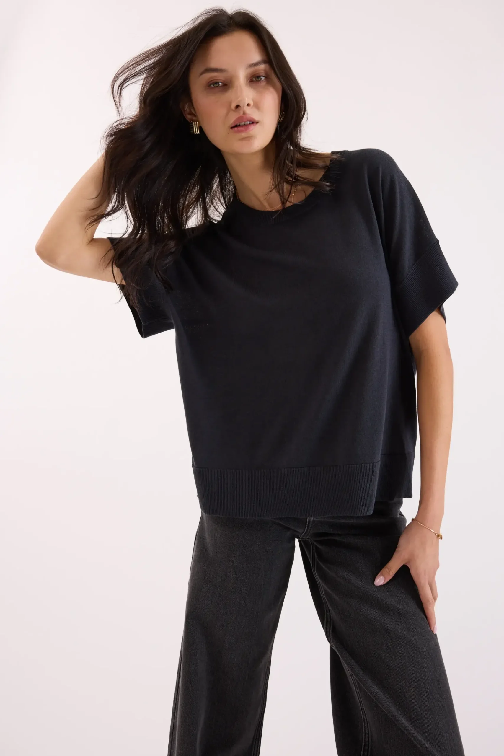 The Crew Neck Knit Top