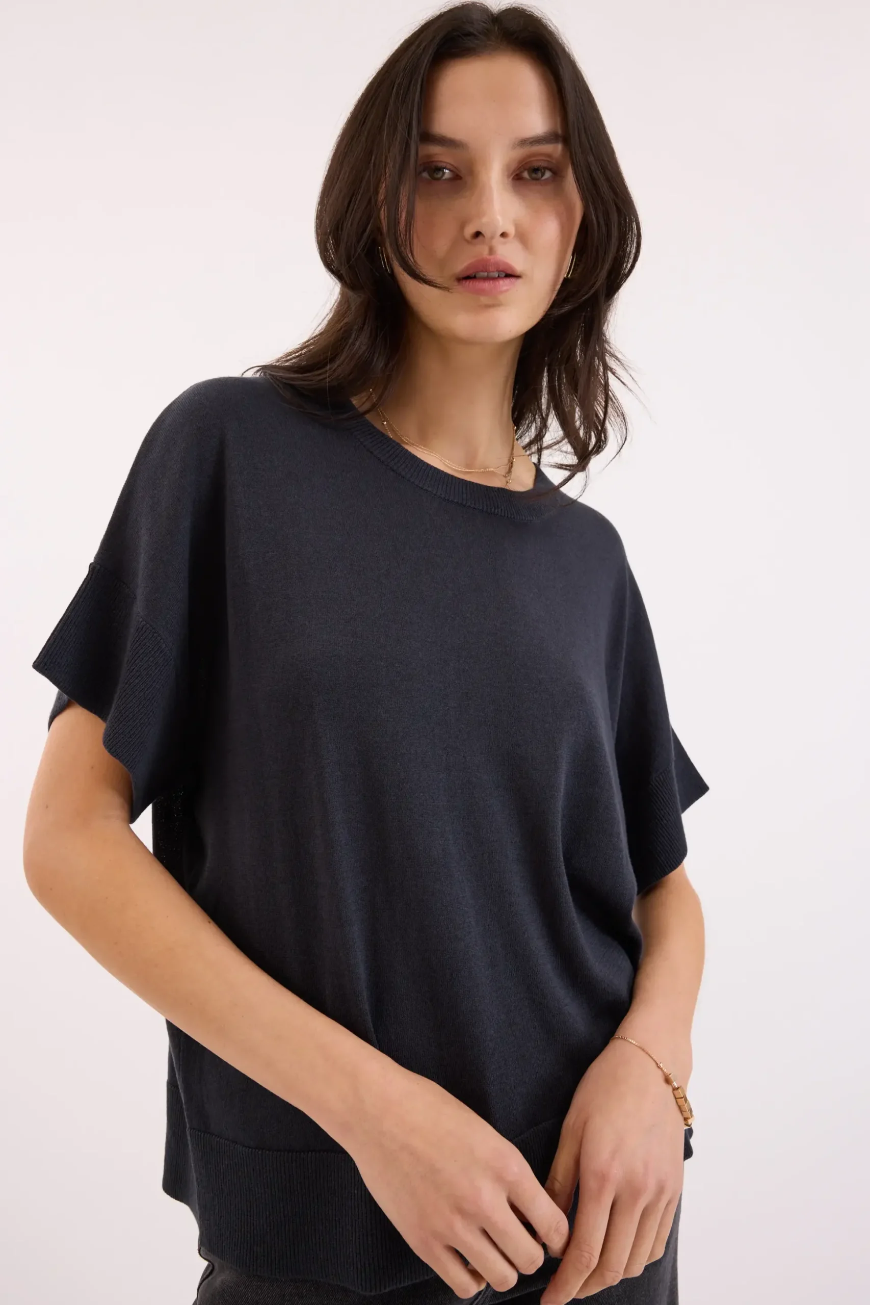 The Crew Neck Knit Top