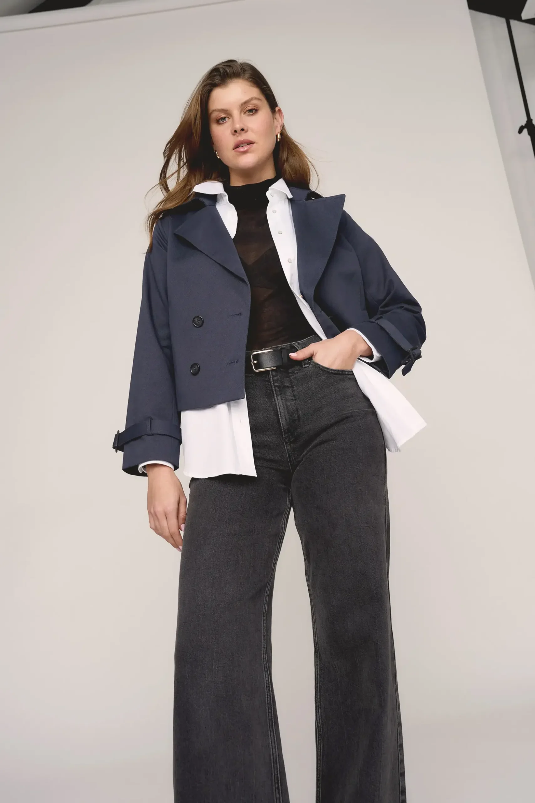 The Cropped Trench Coat