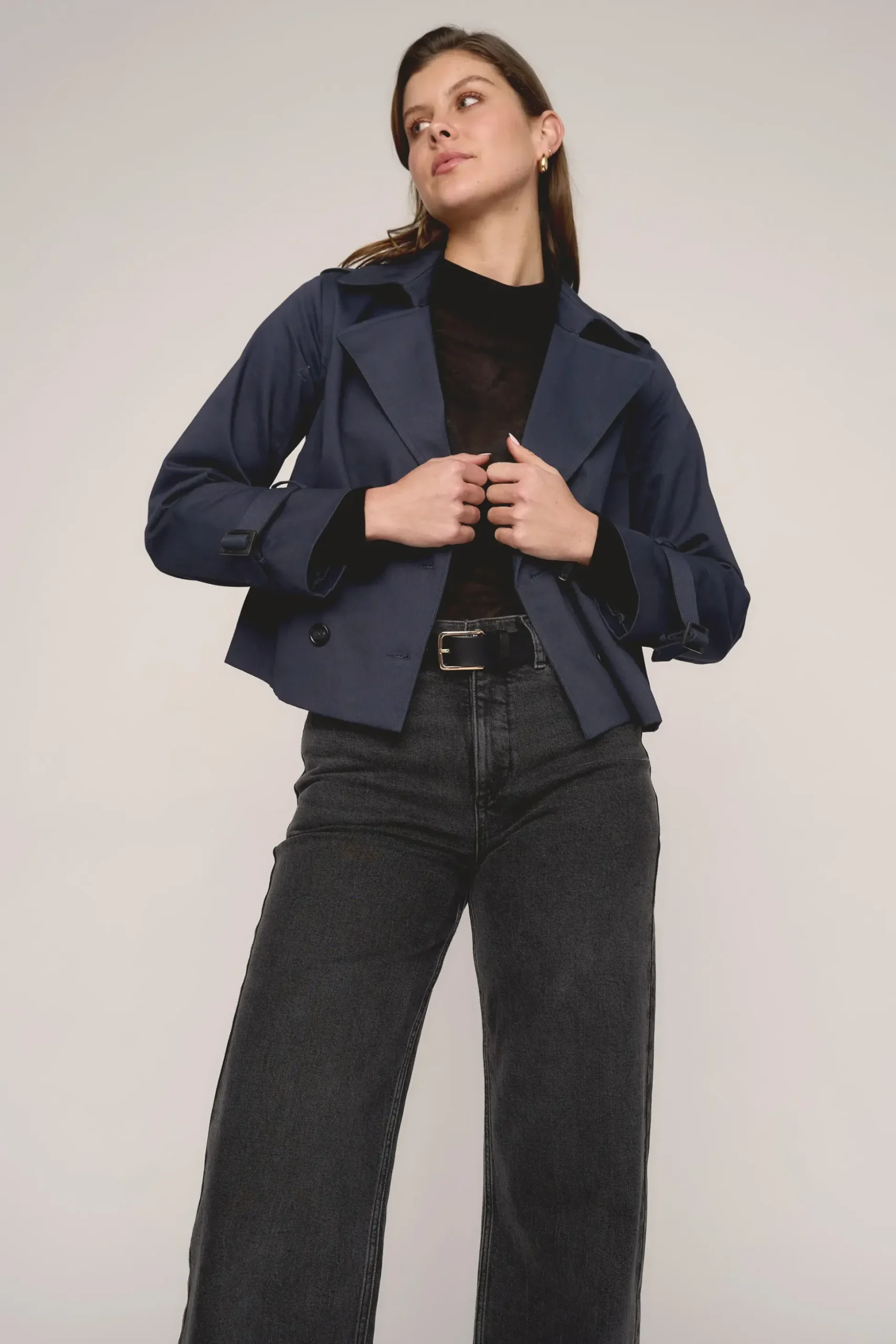 The Cropped Trench Coat