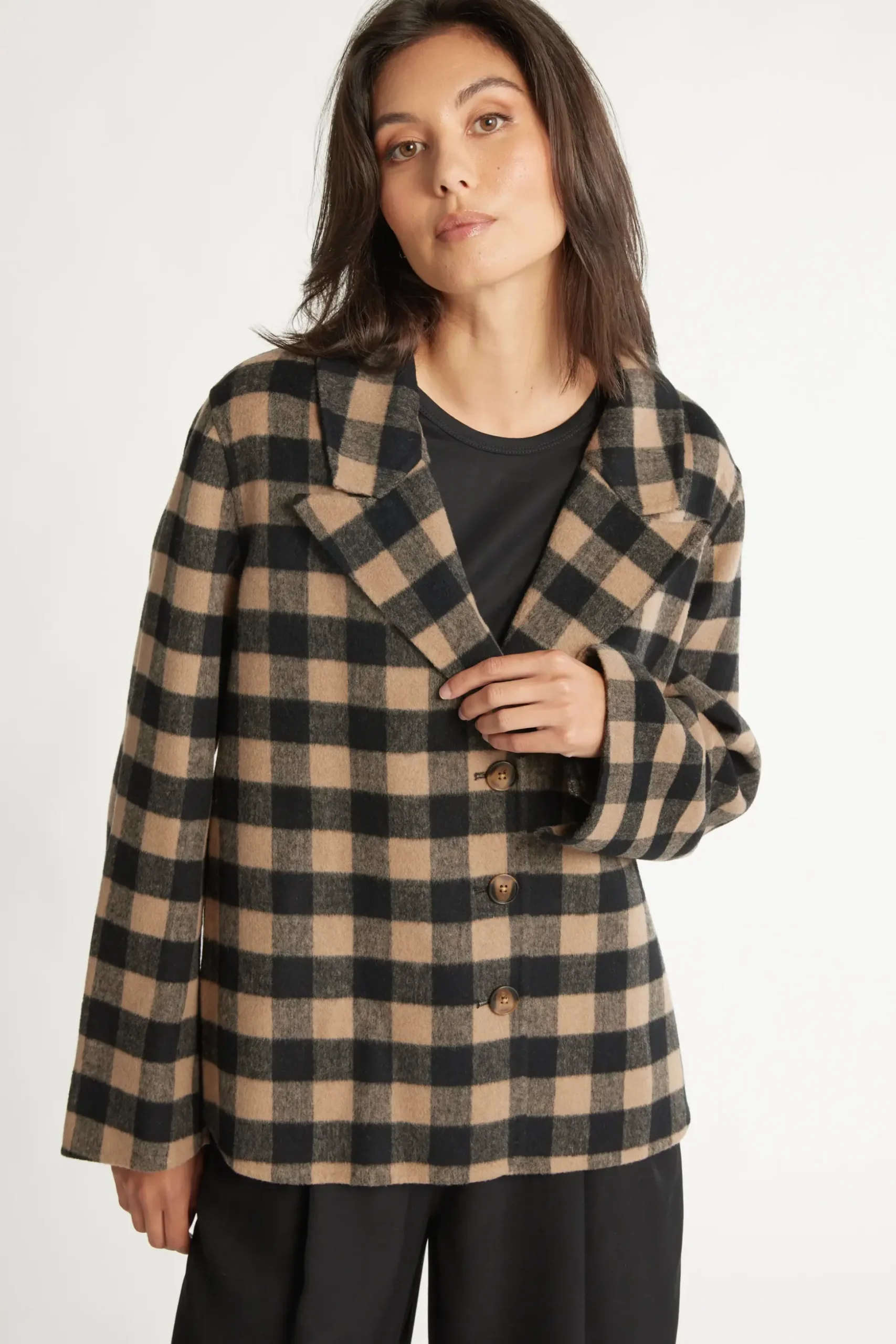 The Cropped Wool Coat