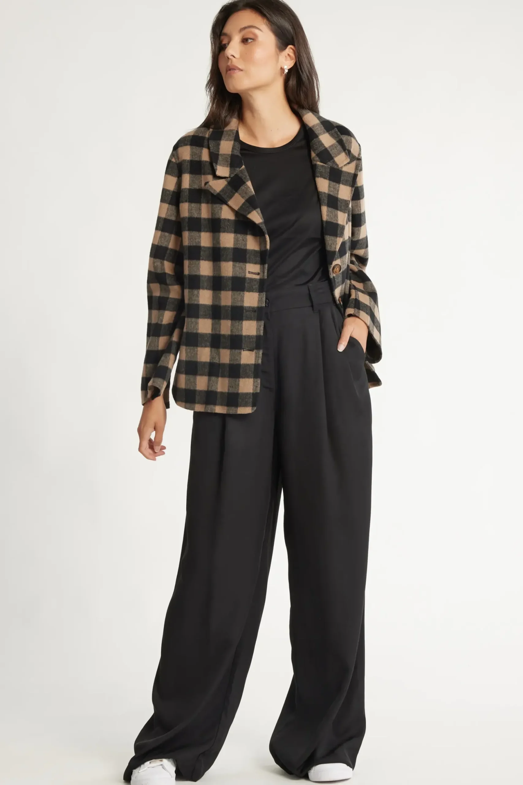 The Cropped Wool Coat