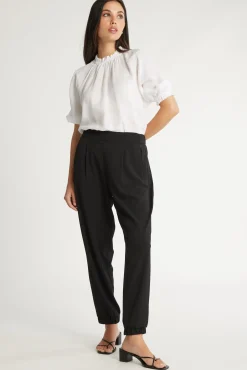 The Frill Detail Short Sleeve Blouse