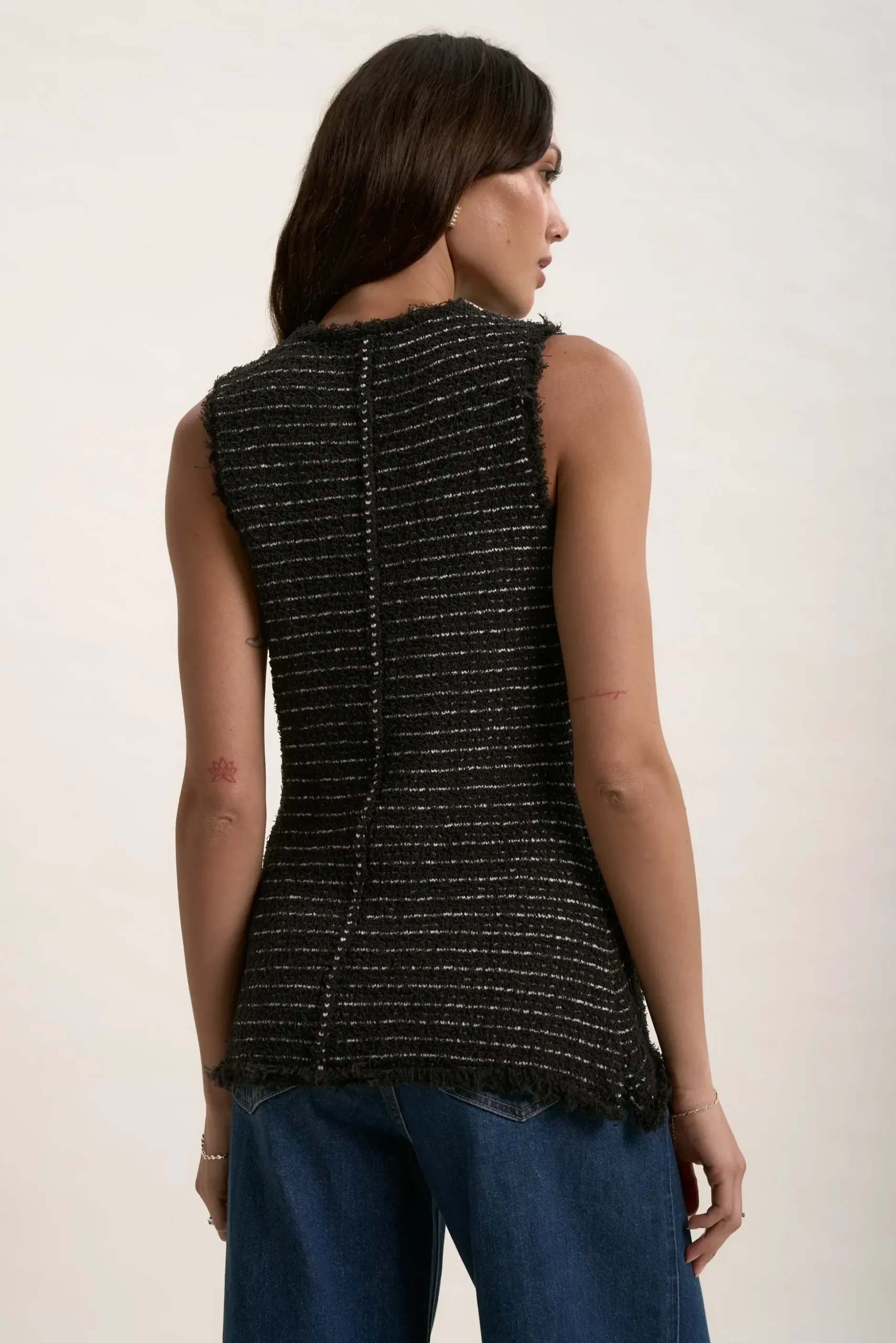 The Knitted Longline Top