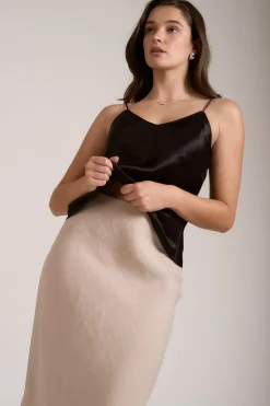The Linen Slip Skirt