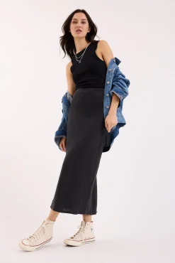 The Linen Slip Skirt