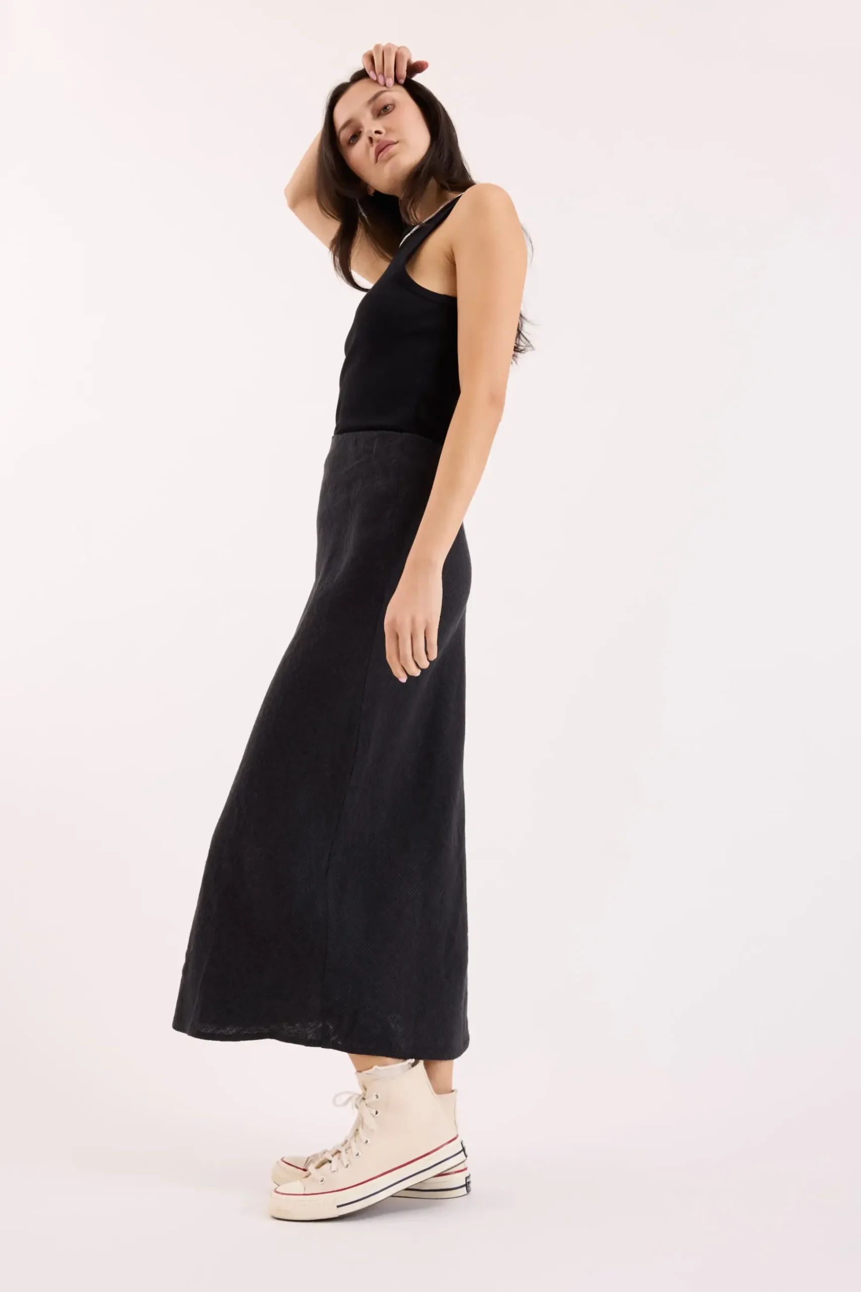 The Linen Slip Skirt