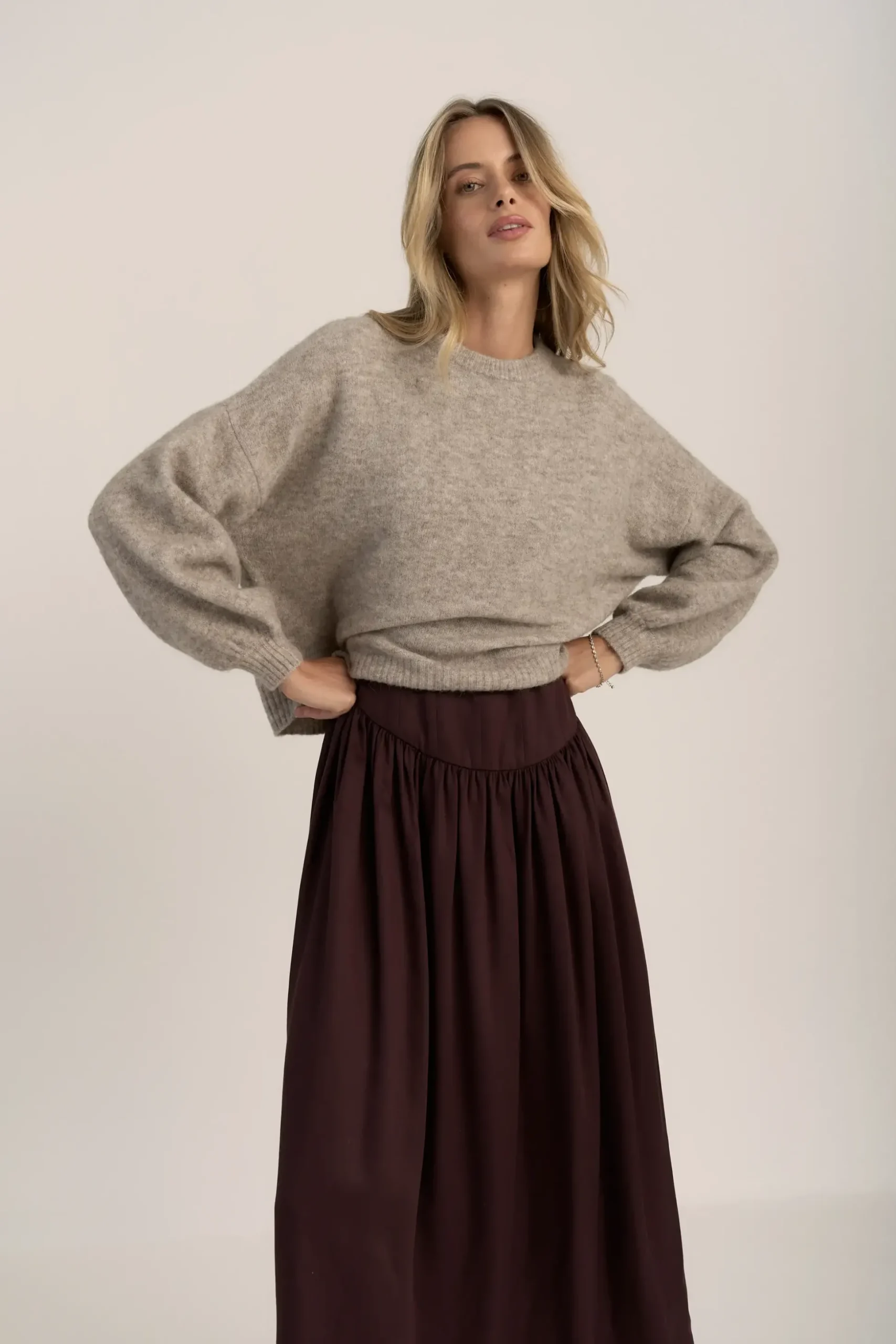 The Luxe Whisper Crew Neck Sweater