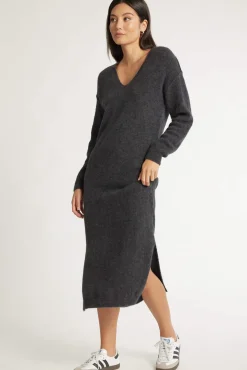 The Luxe Whisper V Neck Dress