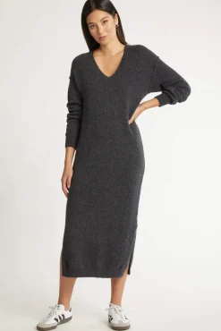The Luxe Whisper V Neck Dress