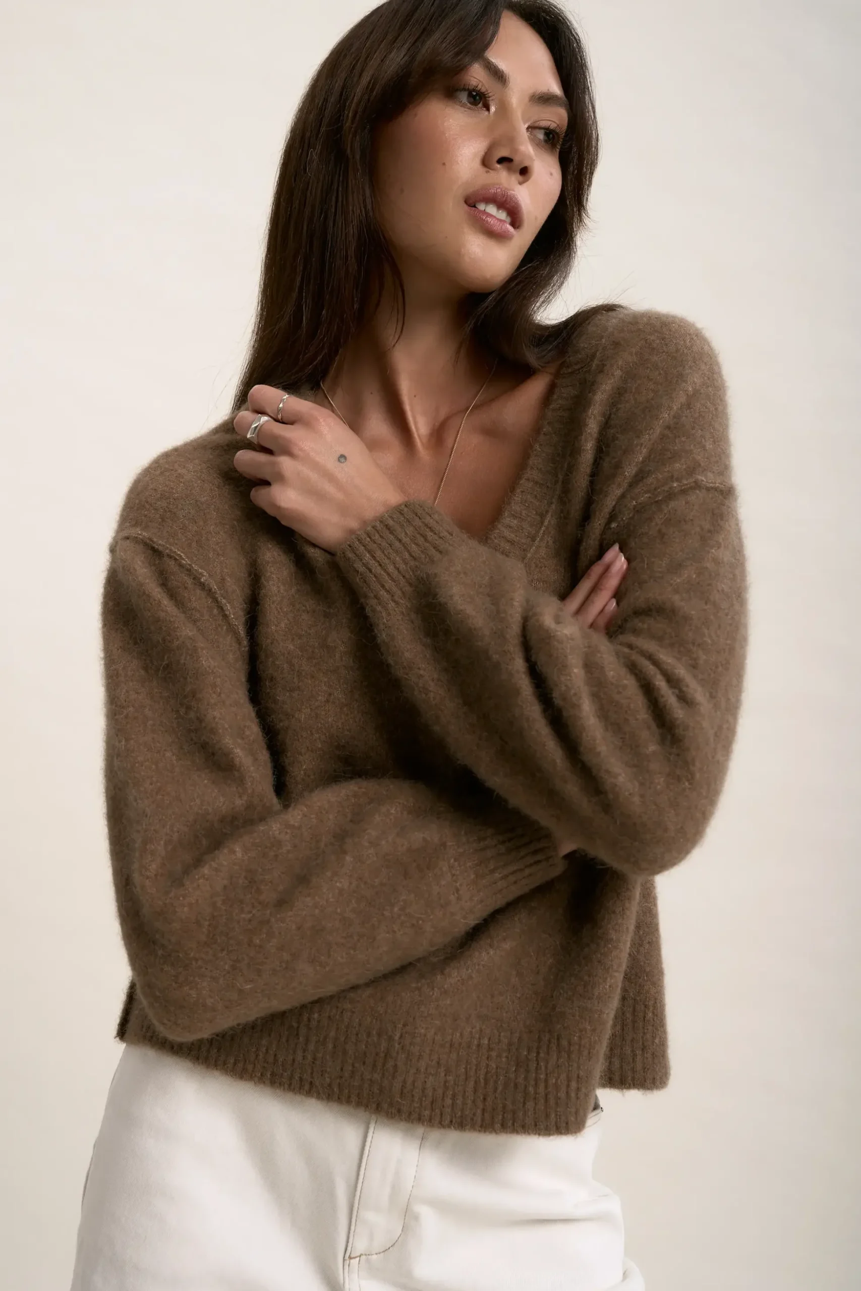 The Luxe Whisper V Neck Sweater