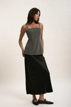 The Maxi Slip Skirt